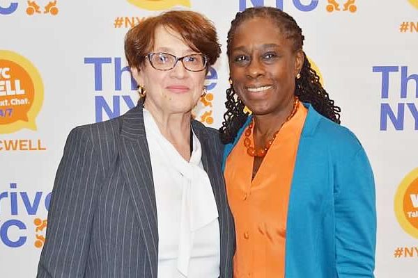 Chirlane McCray and Leanna Lee at Elmcor