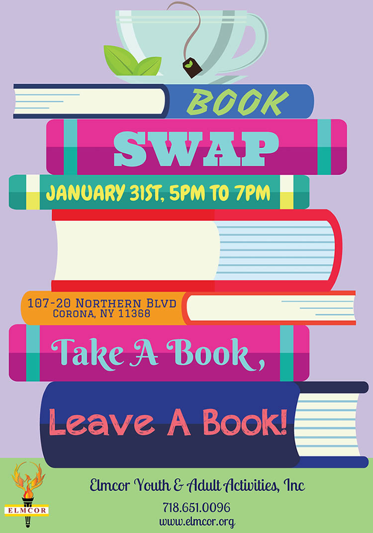 Elmcor Youth and Adult Activities Book Swap